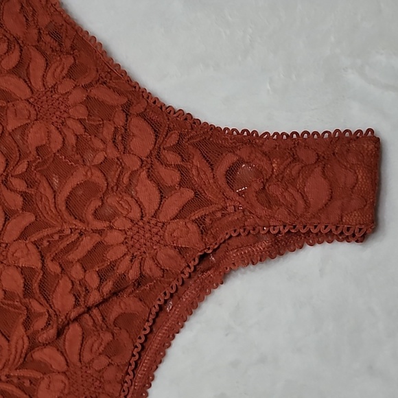 Free People Intimately Speed Date Bodysuit Spiced Brandy XS - Picture 11 of 16